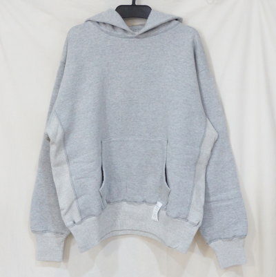 SWS18-WF-MGRY-ダブルフェイススエットパーカー18-WF-SWS18WF-SAMURAIJEANS-サムライジーンズスエット-パーカー-リバーシブルの画像
