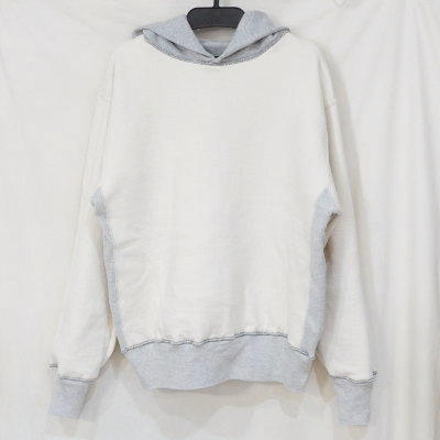 SWS18-WF-MGRY-ダブルフェイススエットパーカー18-WF-SWS18WF-SAMURAIJEANS-サムライジーンズスエット-パーカー-リバーシブルの画像