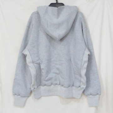 SWS18-WF-MGRY-ダブルフェイススエットパーカー18-WF-SWS18WF-SAMURAIJEANS-サムライジーンズスエット-パーカー-リバーシブルの画像