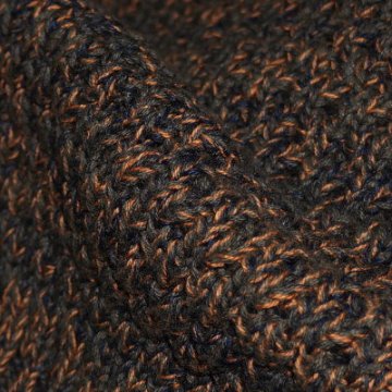 SJIHN19-101-GRN-インディゴクルーネックセーター19-101-SJIHN19101-SAMURAIJEANS-サムライジーンズセーターの画像