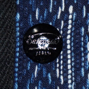 SJVT18-KS-インディゴ-藍絣刺し子ベスト18-KS-SJVT18KS-SAMURAIJEANS-サムライジーンズ-サムライジーンズベストの画像