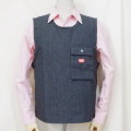 SWCVS19-BK-TCプルオーバーベスト19-SAMURAIJEANS-サムライジーンズベスト-SAMURAIWORKCLOTHES-サムライワーククローズの画像