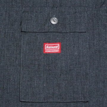 SWCVS19-BK-TCプルオーバーベスト19-SAMURAIJEANS-サムライジーンズベスト-SAMURAIWORKCLOTHES-サムライワーククローズの画像