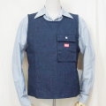 SWCVS19-ID-TCプルオーバーベスト19-SAMURAIJEANS-サムライジーンズベスト-SAMURAIWORKCLOTHES-サムライワーククローズの画像