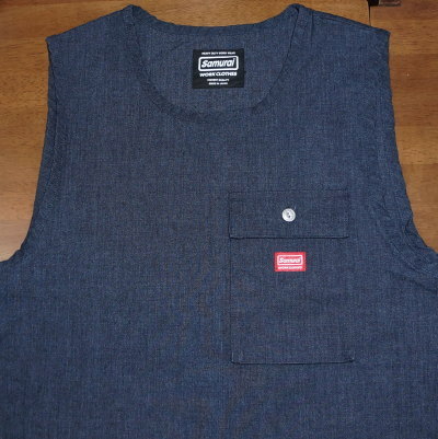 SWCVS19-ID-TCプルオーバーベスト19-SAMURAIJEANS-サムライジーンズベスト-SAMURAIWORKCLOTHES-サムライワーククローズの画像