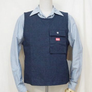 SWCVS19-ID-TCプルオーバーベスト19-SAMURAIJEANS-サムライジーンズベスト-SAMURAIWORKCLOTHES-サムライワーククローズの画像