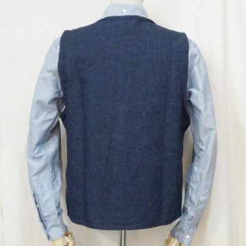 SWCVS19-ID-TCプルオーバーベスト19-SAMURAIJEANS-サムライジーンズベスト-SAMURAIWORKCLOTHES-サムライワーククローズの画像