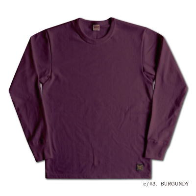 SLL-P-BUR-無地長袖Tシャツ-SLLP-DELUXEWARE-デラックスウエア長袖Tシャツ-ロンT-無地ロンTの画像