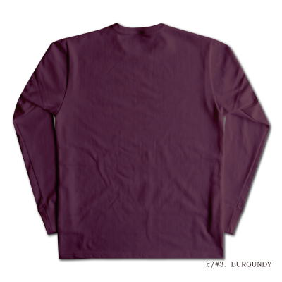 SLL-P-BUR-無地長袖Tシャツ-SLLP-DELUXEWARE-デラックスウエア長袖Tシャツ-ロンT-無地ロンTの画像