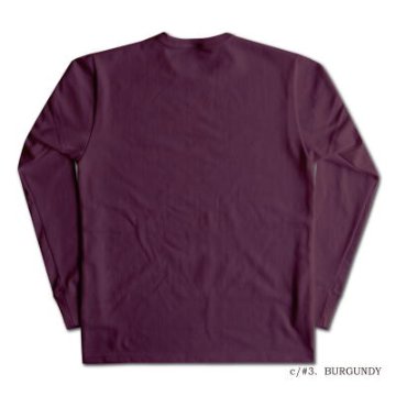 SLL-P-BUR-無地長袖Tシャツ-SLLP-DELUXEWARE-デラックスウエア長袖Tシャツ-ロンT-無地ロンTの画像