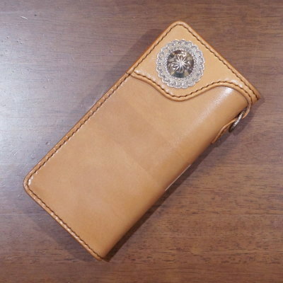 FN-WLN1-4SC-TANxTANxTANxYE-多脂革ロングウォレットFNWLN14SC(旧品番FH-WL004C)-FNWLN14SC-FLATHEAD-フラットヘッドロングウォレットの画像