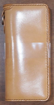 FN-WLN1-4SC-TANxTANxTANxYE-多脂革ロングウォレットFNWLN14SC(旧品番FH-WL004C)-FNWLN14SC-FLATHEAD-フラットヘッドロングウォレットの画像