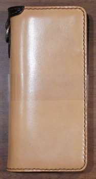 FN-WLN1-4SC-TANxBKxBKxRD-多脂革ロングウォレットFNWLN14SC(旧品番FH-WL004C)-FNWLN14SC-FLATHEAD-フラットヘッドロングウォレットの画像