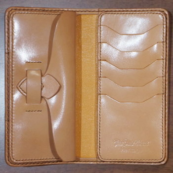 FN-WLN1-4SC-BKxTANxTANxYE-多脂革ロングウォレットFNWLN14SC(旧品番FH-WL004C)-FNWLN14SC-FLATHEAD-フラットヘッドロングウォレットの画像
