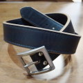 A101HS-18-BK-極厚USオイルドレザーステッチベルト18-A101HS18-SAMURAIJEANS-サムライジーンズベルトの画像