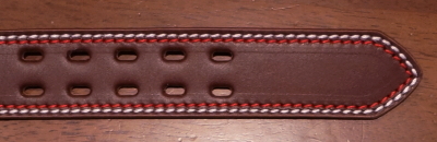 A110HS-ダブルピンステッチベルト-SAMURAIJEANS-サムライジーンズベルトの画像
