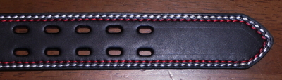 A110HS-ダブルピンステッチベルト-SAMURAIJEANS-サムライジーンズベルトの画像