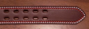 A110HS-ダブルピンステッチベルト-SAMURAIJEANS-サムライジーンズベルトの画像