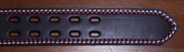 A110HS-ダブルピンステッチベルト-SAMURAIJEANS-サムライジーンズベルトの画像