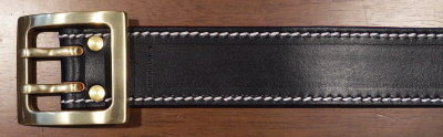 A110HS16-へビィーステッチベルト16-SAMURAIJEANS-サムライジーンズベルト-ヘビーベルト-へビィーベルト-レザーベルトの画像