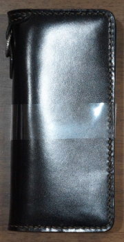 FN-WLN1-4SC-BKxBKxBKxRD-多脂革ロングウォレットFNWLN14SC(旧品番FH-WL004C)-FNWLN14SC-FLATHEAD-フラットヘッドロングウォレットの画像
