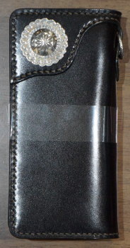 FN-WLN1-4SC-BKxBKxBKxRD-多脂革ロングウォレットFNWLN14SC(旧品番FH-WL004C)-FNWLN14SC-FLATHEAD-フラットヘッドロングウォレットの画像