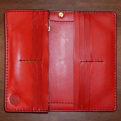 SJLW17-レッド-ロングウォレット17-SAMURAIJEANS-サムライジーンズ-ロングウォレットの画像