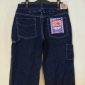 SM120DX-D-デニムベイカーパンツ-SM120DXD-SAMURAIJEANS-サムライ自動車倶楽部ベイカーパンツの画像