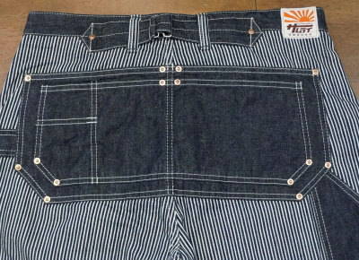 SM210WHC15-ヒッコリーx10ozデニムツートーンワークパンツ15-SAMURAIJEANS-サムライジーンズデニムジーンズ・サムライ自動車倶楽部デニムジーンズの画像