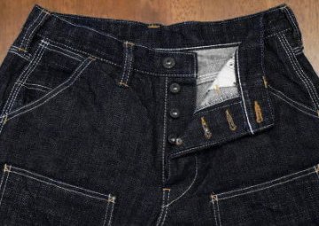 SM410UHCD-ツートーンダブルニーワークパンツ-SAMURAIJEANS-サムライジーンズデニムジーンズ・サムライ自動車倶楽部デニムジーンズの画像