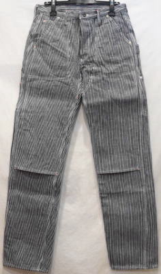 SM510DX-HC-ダブルニーワークパンツヒッコリー-SM510DXHC-SAMURAIJEANS-サムライジーンズデニムジーンズ・サムライ自動車倶楽部デニムジーンズの画像