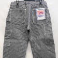 SM510DX-HC-ダブルニーワークパンツヒッコリー-SM510DXHC-SAMURAIJEANS-サムライジーンズデニムジーンズ・サムライ自動車倶楽部デニムジーンズの画像