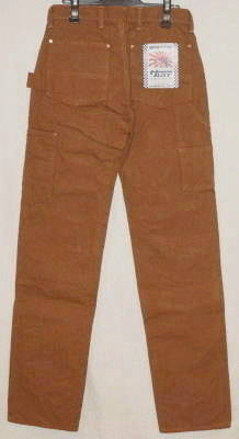 SM510DX-HD-ブラウン-ヘビィーダックダブルニーワークパンツ-SM510DXHD-SAMURAIJEANS-サムライジーンズワークパンツ・サムライ自動車倶楽部ワークパンツの画像