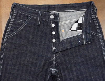 SM610DX-P-610ワークパンツヘリンボン-SM610DXP-SAMURAIJEANS-サムライジーンズデニムジーンズ・サムライ自動車倶楽部デニムジーンズの画像