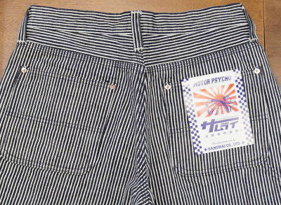 SM610DX-HC-610ワークパンツヒッコリー-SM610DXHC-SAMURAIJEANS-サムライジーンズデニムジーンズ・サムライ自動車倶楽部デニムジーンズの画像