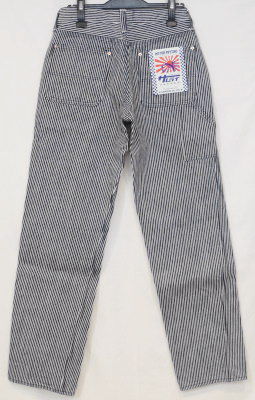 SM610DX-HC-610ワークパンツヒッコリー-SM610DXHC-SAMURAIJEANS-サムライジーンズデニムジーンズ・サムライ自動車倶楽部デニムジーンズの画像