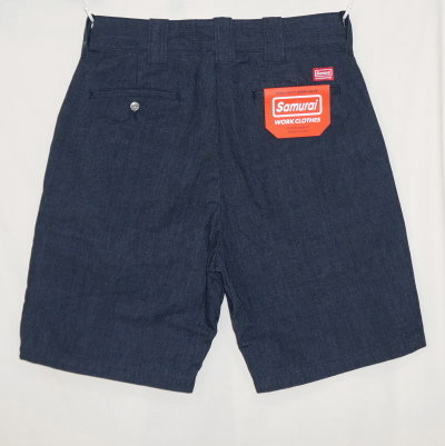 SWC250TC19-IB-ID-TCワークショートパンツ19-IB-SWC250TC19IB-SAMURAIJEANS-サムライジーンズデニム-SAMURAIWORKCLOTHES-サムライワーククの画像