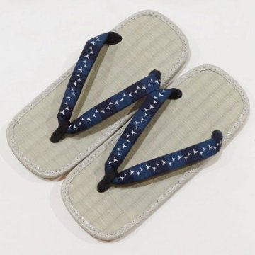 STA19-02-ID-サムライジーンズ雪駄19-02-STA1902-SAMURAIJEANS-サムライジーンズ-雪駄-草履-濃淡マキビシ柄の画像