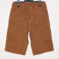 SM155DX-DK-ブラウン-ヘビィーダックペインターショートパンツ-SM155DXDK-SAMURAIJEANS-サムライジーンズハーフパンツ・サムライ自動車倶楽部ペインターパンツの画像