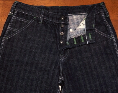 SM155DX-P-ヘリンボンペインターショートパンツ-SM155DXP-SAMURAIJEANS-サムライジーンズデニムジーンズ・サムライ自動車倶楽部デニムジーンズ-ハーフパンツの画像