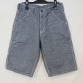 SM155DX-PC-ピンチェックペインターショートパンツ-SM155DXPC-SAMURAIJEANS-サムライジーンズデニムジーンズ・サムライ自動車倶楽部デニムジーンズの画像