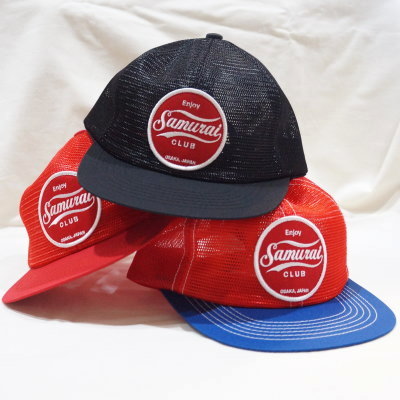 SC101ME20-サムライ倶楽部メッシュキャップ20-SC101ME20-SAMURAIJEANS-サムライジーンズメッシュキャップ-サムライ倶楽部帽子の画像