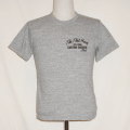 TKT-004-グレー-CUSTOM ENGINES CLUB004-TKT004-FLATHEAD-フラットヘッドTシャツ-TKT系-半袖Tシャツの画像