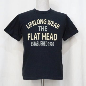 TKT-014-BK-LIFELONG WEAR-TKT014-FLATHEAD-フラットヘッドTシャツ-TKT系-半袖Tシャツの画像