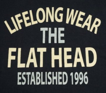 TKT-014-BK-LIFELONG WEAR-TKT014-FLATHEAD-フラットヘッドTシャツ-TKT系-半袖Tシャツの画像