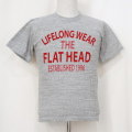 TKT-014-GRY-LIFELONG WEAR-TKT014-FLATHEAD-フラットヘッドTシャツ-TKT系-半袖Tシャツの画像