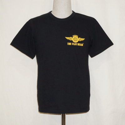TKT-017-ブラック-フラットヘッドTシャツTKT系017-TKT017-FLATHEAD-フラットヘッドTシャツ-TKT系-半袖Tシャツの画像