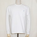 F-THCL-201-ホワイト-フラットヘッド無地ロングTシャツ201-FTHCL201-FLATHEAD-フラットヘッドロングスリーブTシャツ-長袖Tシャツ-ロンTの画像