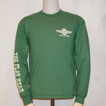TLS-119W-グリーン-TRADEMARK-TLS119W-FLATHEAD-フラットヘッドロンT・フラットヘッド長袖Tシャツの画像