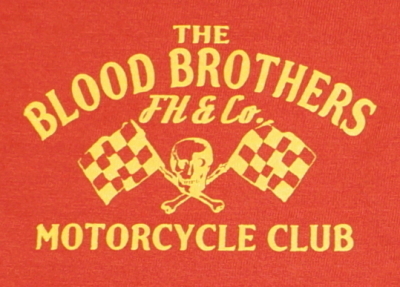 TLS-123W-ライトレッド-B.B.M.C-TLS123W-FLATHEAD-フラットヘッドロンT・フラットヘッド長袖Tシャツの画像